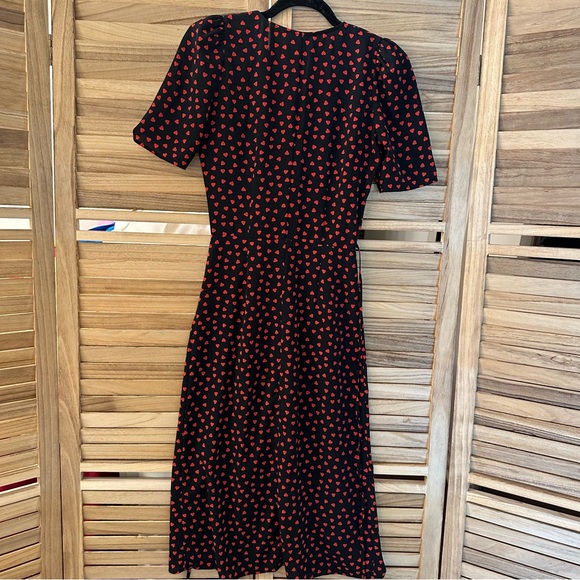 Rouje Paris Gabin Dress in Heart Print size 34/XS - Picture 3 of 8
